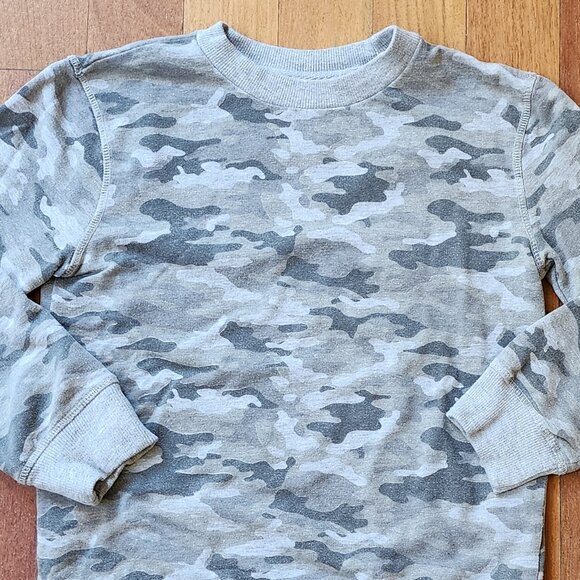 Hudson Gray Camo Crew Neck Sweatshirt Size Small - Picture 2 of 7